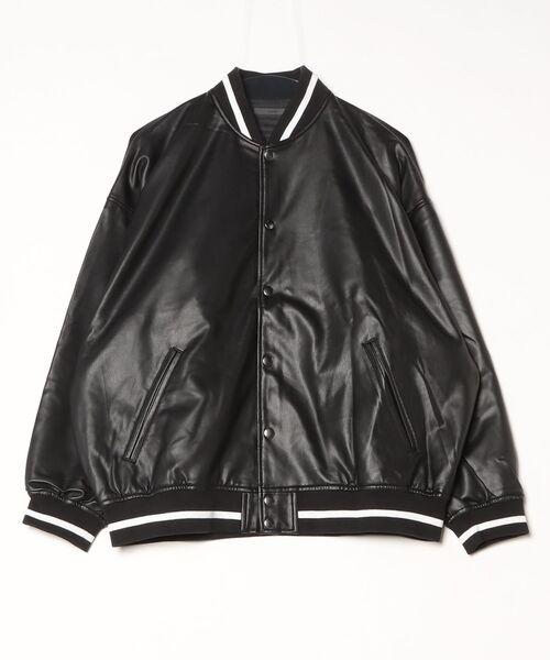LUSOR スタジャン LUSOR（ルーソル）fake leather Stadium jumper