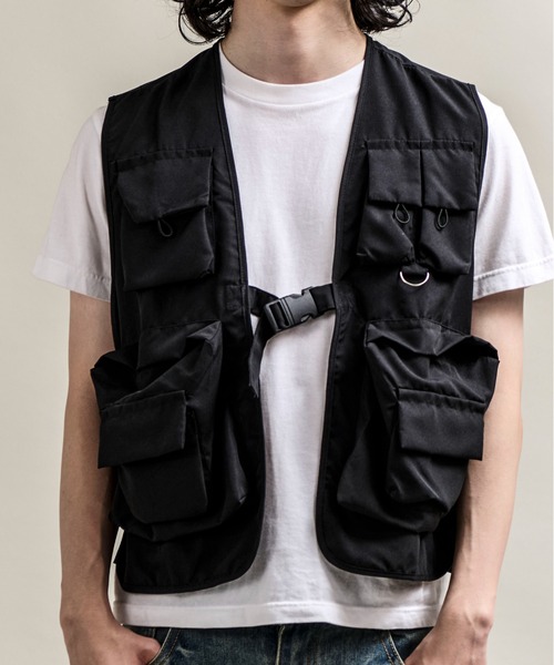 CALIFORNIA OUTFITTERS ベスト ジレ 9D6 マルチポケット