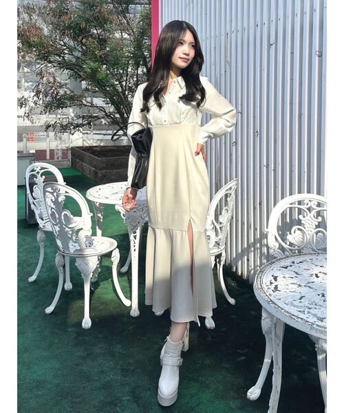 EATME（イートミー） ワンピース バイカラーマーメイドワンピース