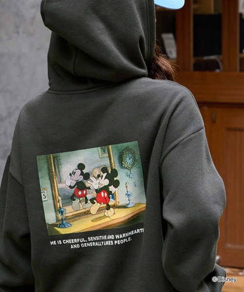 Disney（ディズニー） パーカー 「Disney」別注 ミッキーマウス