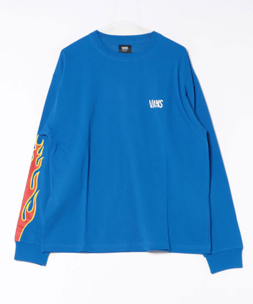 VANS（ヴァンズ） tシャツ M Flames Punk Logo L TEE ロングスリーブ