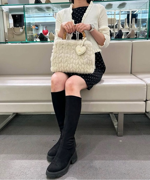 diana（プラスダイアナ） ブーツ 「軽量」厚底ストレッチロングブーツ