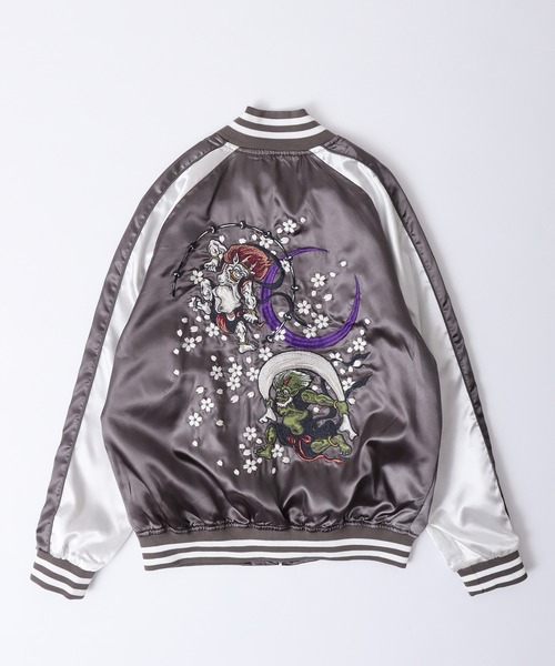 FUNALIVE（ファンアライブ） スカジャン 刺繍 サテン スカジャン