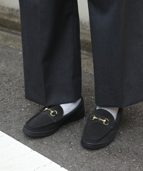 MANEBU（マネブ） ローファー BITCH SUEDE ビットローファー スエード