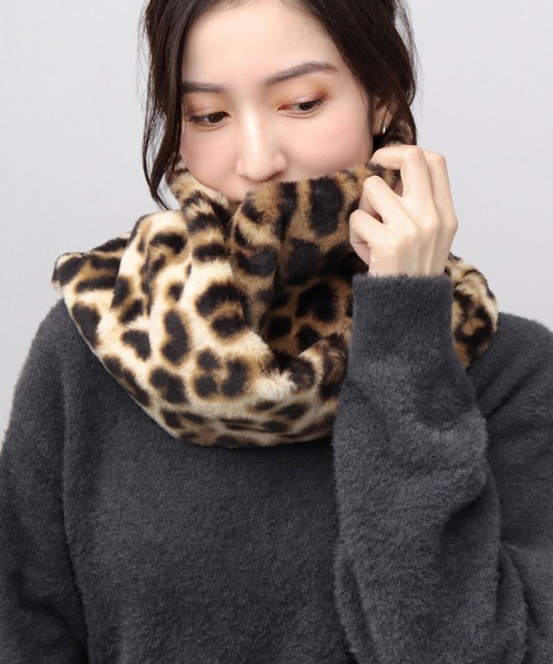 A.M.S. ネックウォーマー スヌード ソフトタッチ フェイクファー