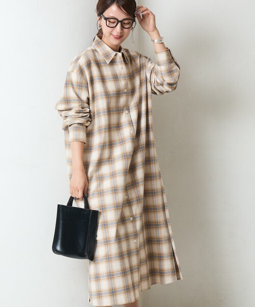 FREAK'S STORE（フリークスストア） シャツワンピース 限定展開 ネル