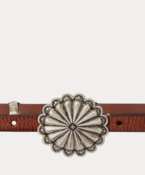 POLO RALPH LAUREN（ポロ・ラルフローレン） ベルト レザー コンチョ