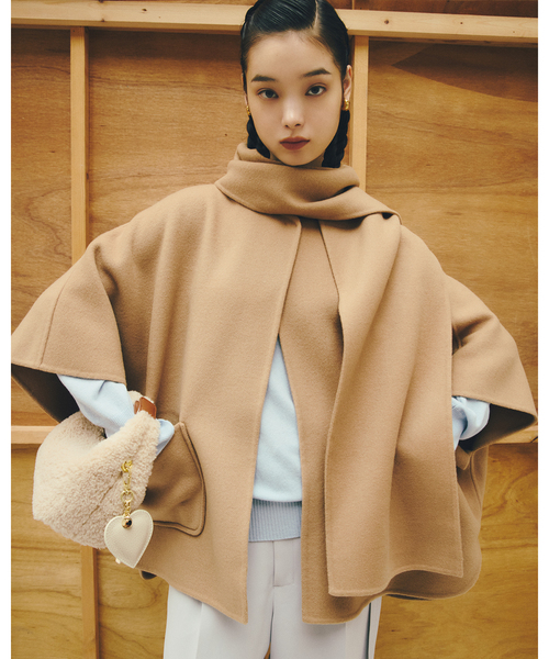 La TOTALITE（ラ トータリテ） コート アウター ストールSETポンチョ