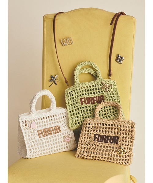 FURFUR（ファーファー） トートバッグ 「ZOZOTOWN限定カラー」ラフィア
