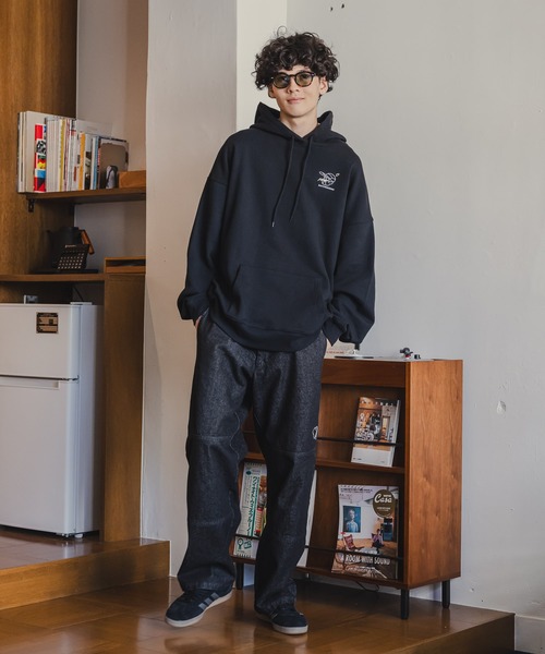 kaoyorinakami パーカー punch bike hoodie / パンチバイクフーディー