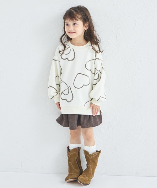 pairmanon（ペアマノン） トレーナー 「サラッとスウェット」フラワー