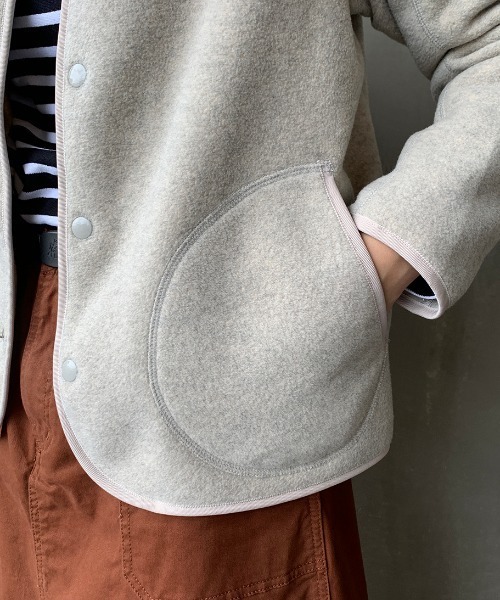 Danton（ダントン） ジャケット ノーカラージャケット フリースノー