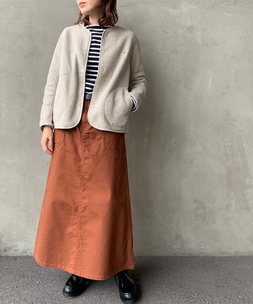 Danton（ダントン） ジャケット ノーカラージャケット フリースノー