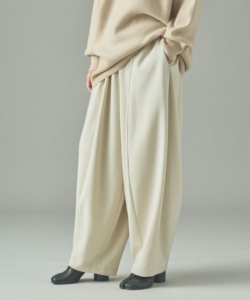 Curensology（カレンソロジー） パンツ /ダブルクロスドロストパンツ
