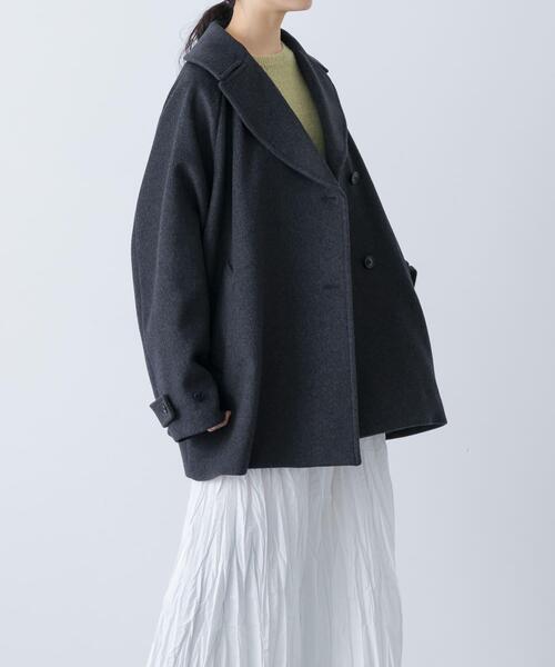 かぐれ ピーコート pコート ウールPコート レディース : ZOZOTOWN