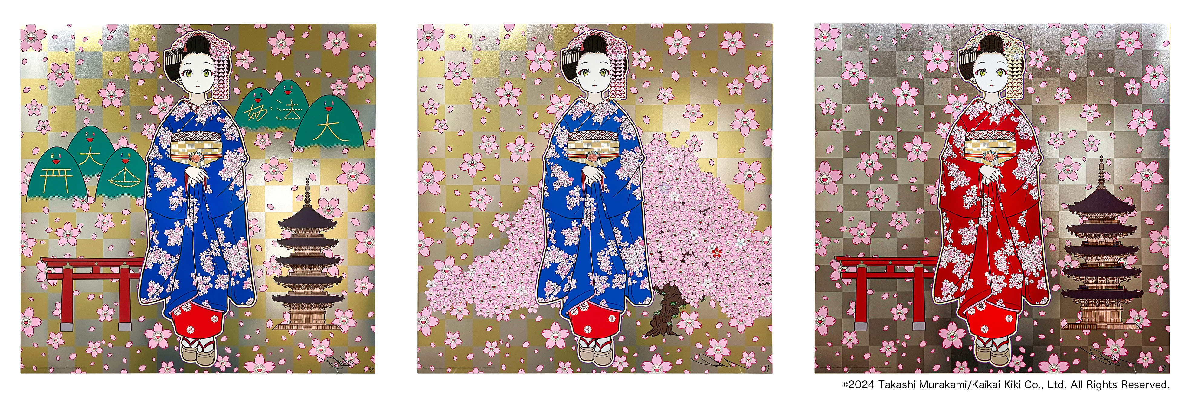 10月28日(月)12時よりWEBショップにて村上隆新作ポスター「舞妓さん