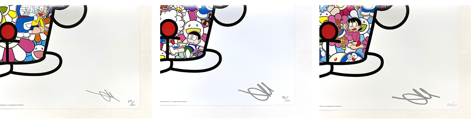 8月30日(日)10時より、村上隆 ドラえもんコラボポスター作品「お花畑の