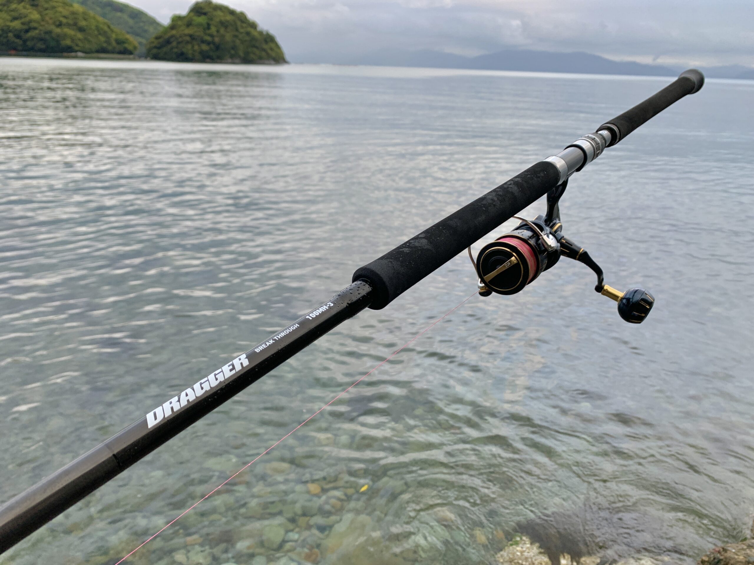 ダイワの最高峰ショアジギングロッド ドラッガーブレイクスルー100MH-3
