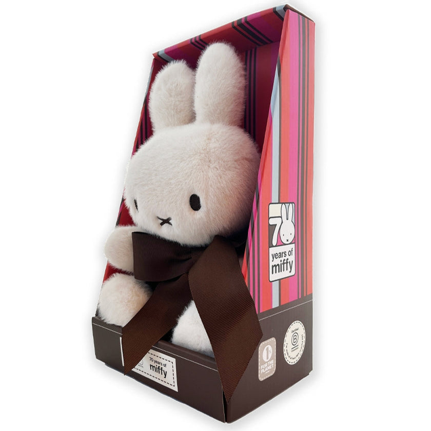 Miffy 70th Anniversary Limited Edition Fluffy Bow in Giftbox