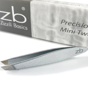 Mini Slant Tweezers | Silver – Zizzili Basics