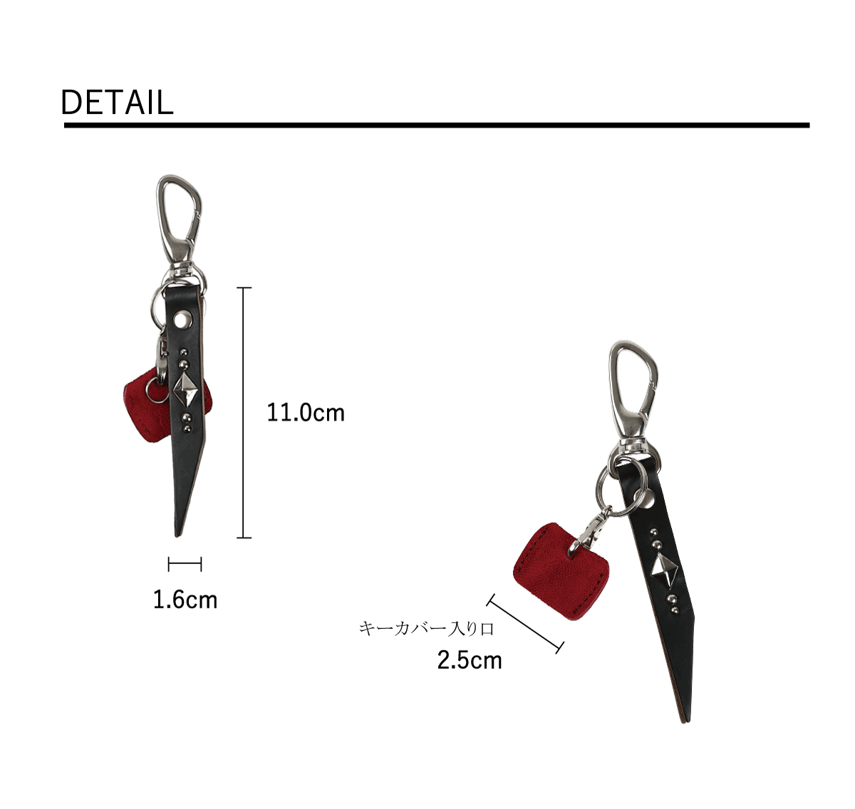 ZK-032 スタッズ手打ちキーリング / ZOO 公式Online Shop