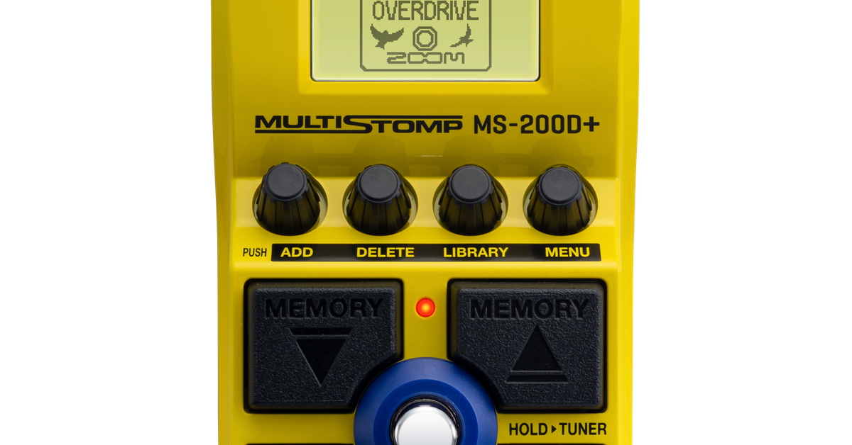 MS-200D+ MultiStomp for Guitarists | ZOOM