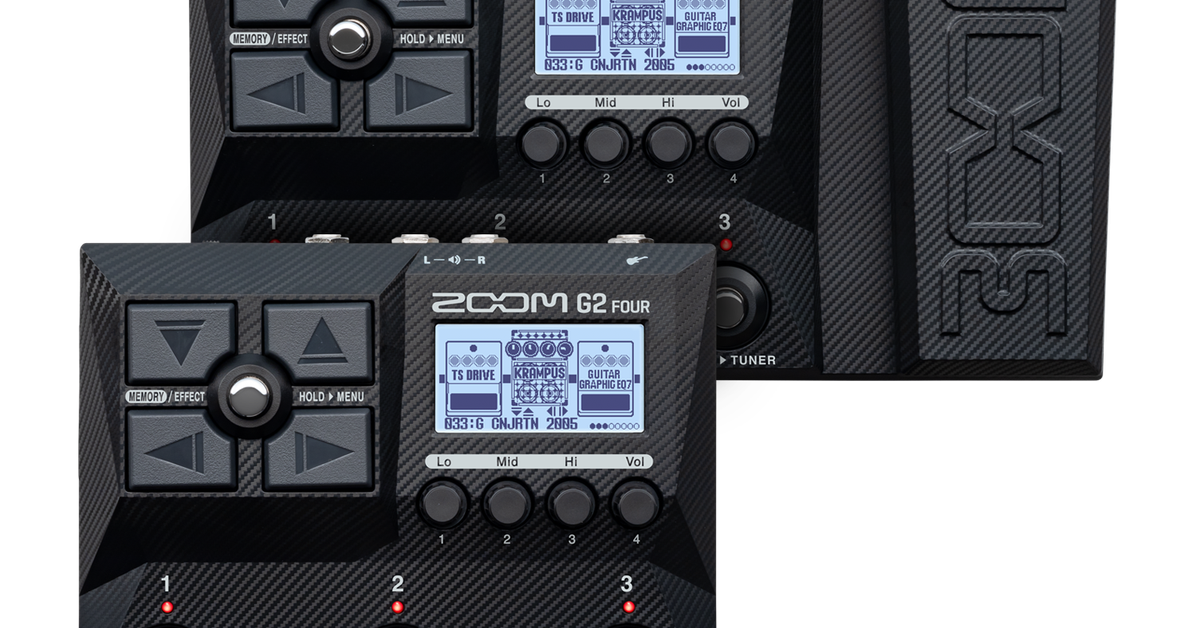 G2FOUR & G2X FOUR Effects & Amp Emulator | ZOOM