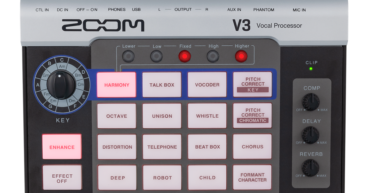 V3 Vocal Processor | ZOOM