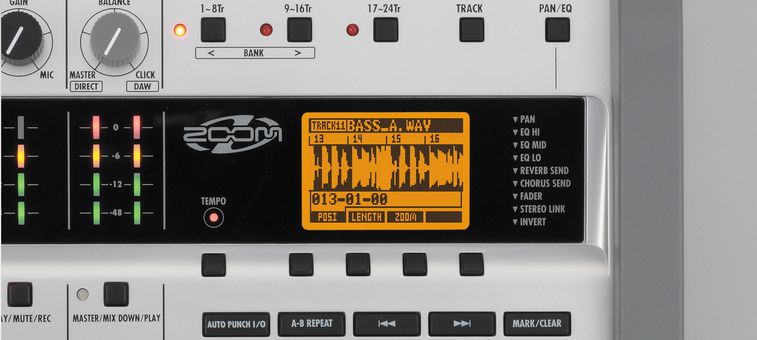 R24 Recorder : Interface : Controller : Sampler | ZOOM
