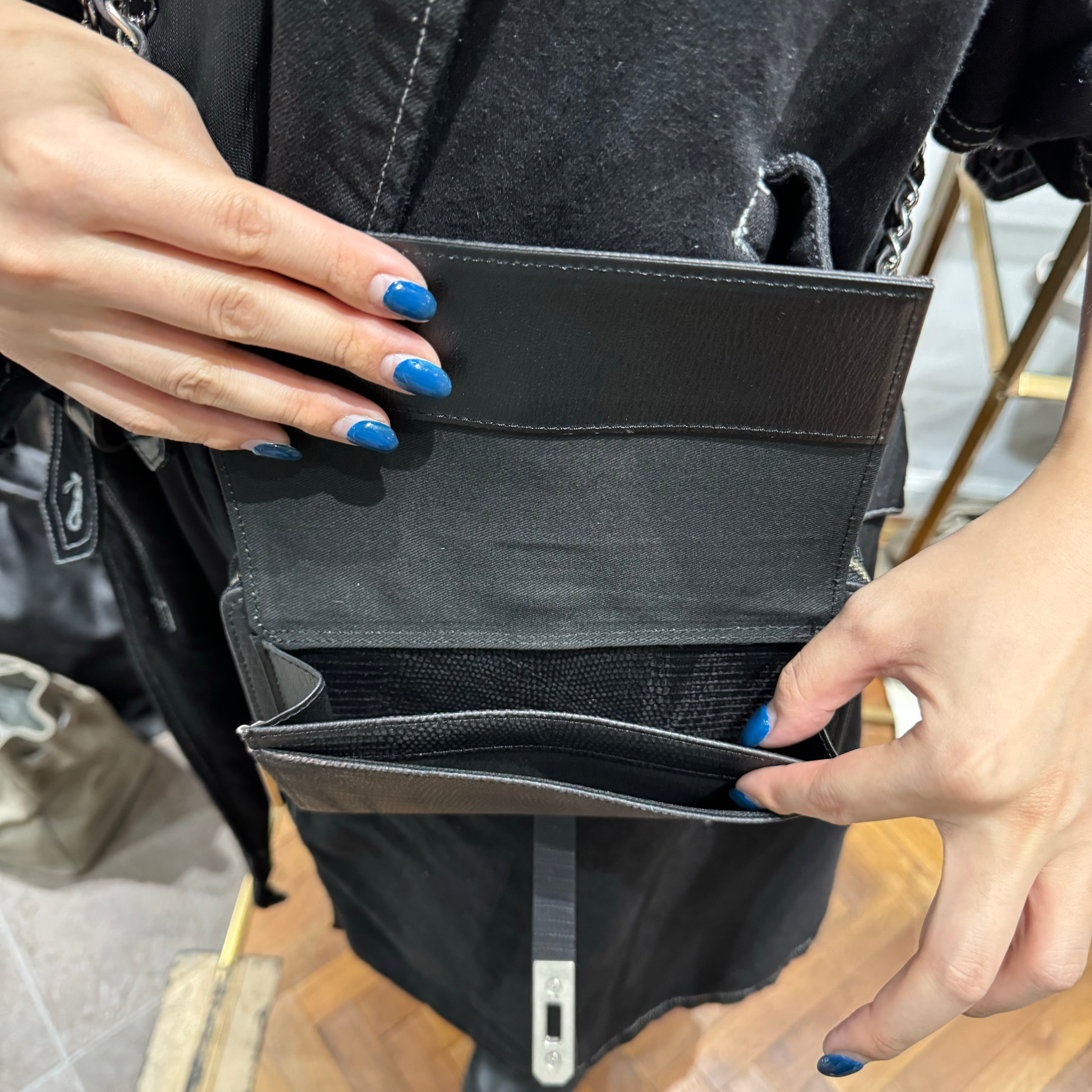 ⚠️予約【M.U.L.】 ウォレットショルダー -vintage ブラック- ※R7. 6