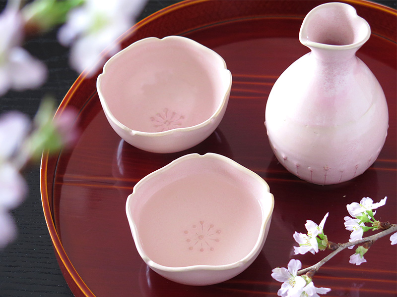 桜花窯変釉で桜色の酒器を作ろう – 造ハウ.com