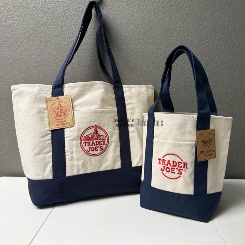 トレジョ, ミニトート, 4色, エコバッグ, キャンバス, 人気, 最新, 2025