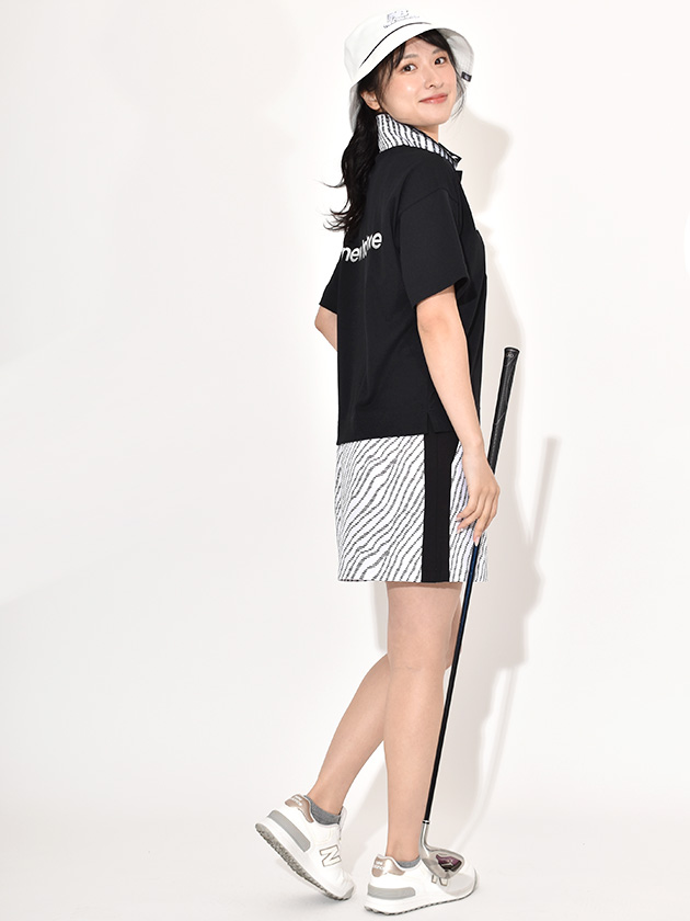 ニューバランスゴルフ 26年春夏新作 ワッフル5分袖ビッグポロシャツ