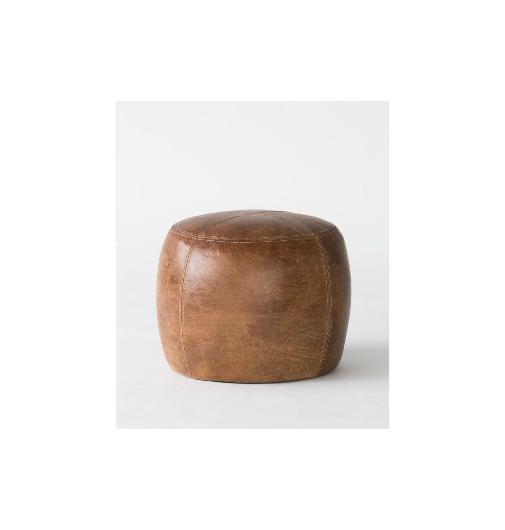 OAKS LEATHER STOOL / CRACK LEATHER | JOURNAL STANDARD FURNITURE