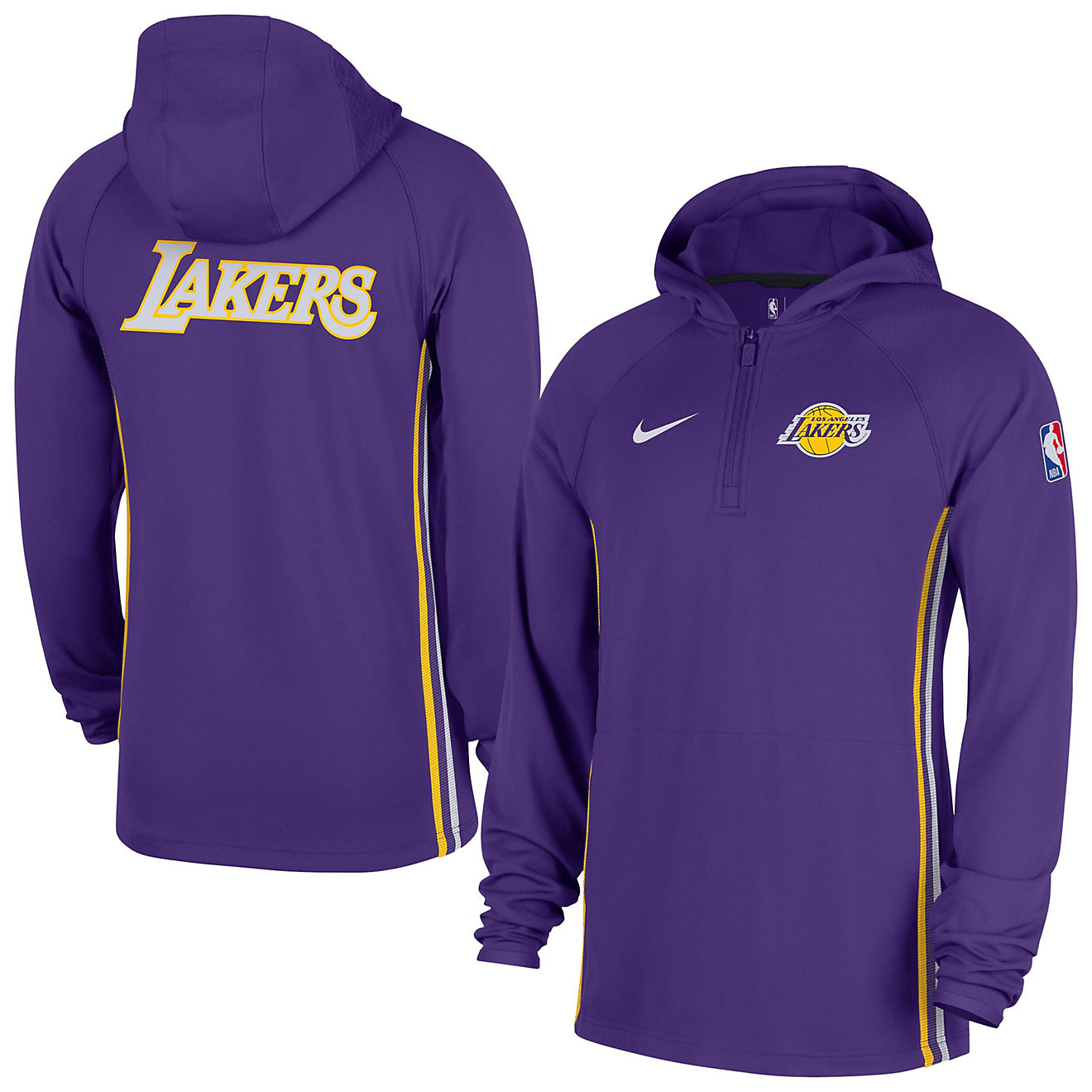 Nike Los Angeles Lakers Authentic On Court Zone Quarter-Zip Dri