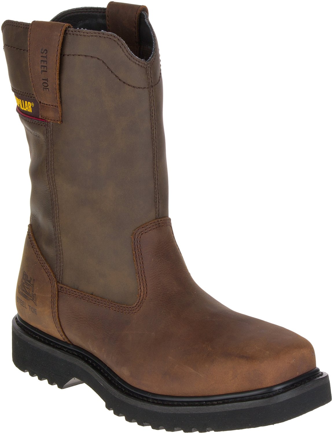 Cat Footwear Men's Hudson EH Steel Toe Wellington Work Boots | Academy