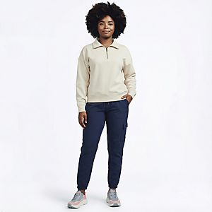 Magellan Outdoors Women's Campfire Washed 1/2-Zip Sweatshirt | Academy