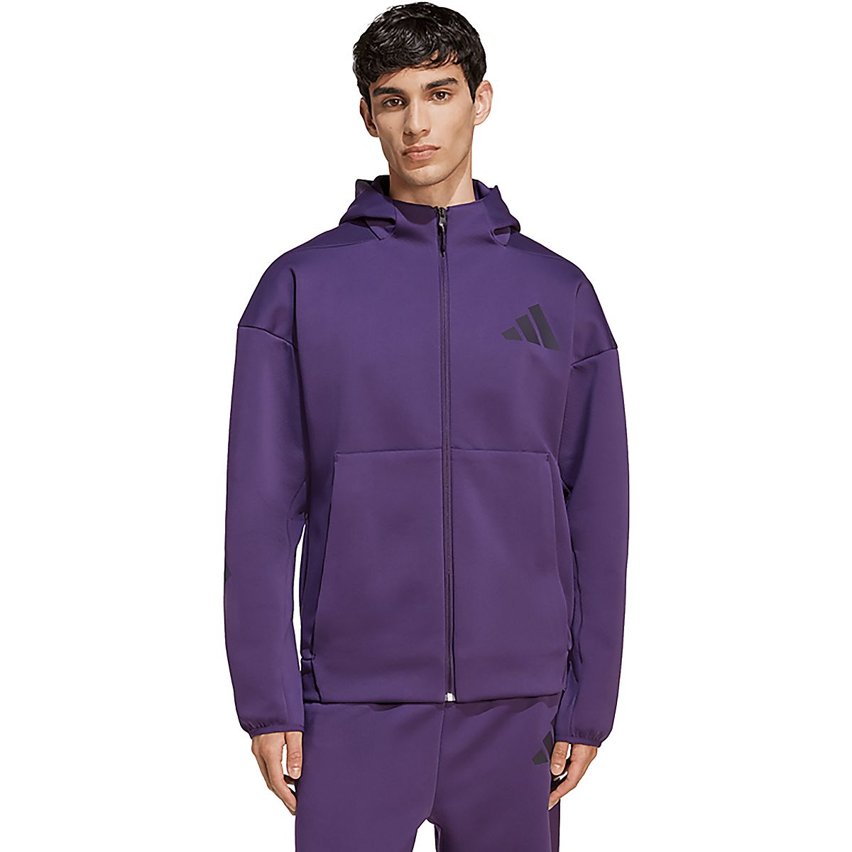 adidas Men's Z.N.E. Full Zip Hooded Sportswear Track Jacket | Academy