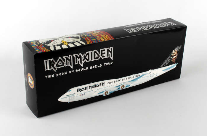 Iron Maiden Ed Force One Boeing 747-400 1/200 Scale Plane with