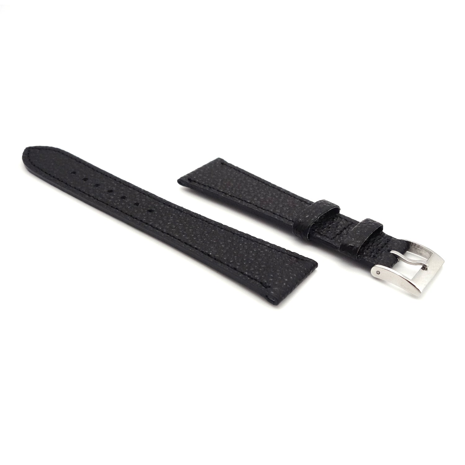 HIMEJI KUROZAN Japanese Cowhide LEATHER STRAP (Black) – Accurate Form