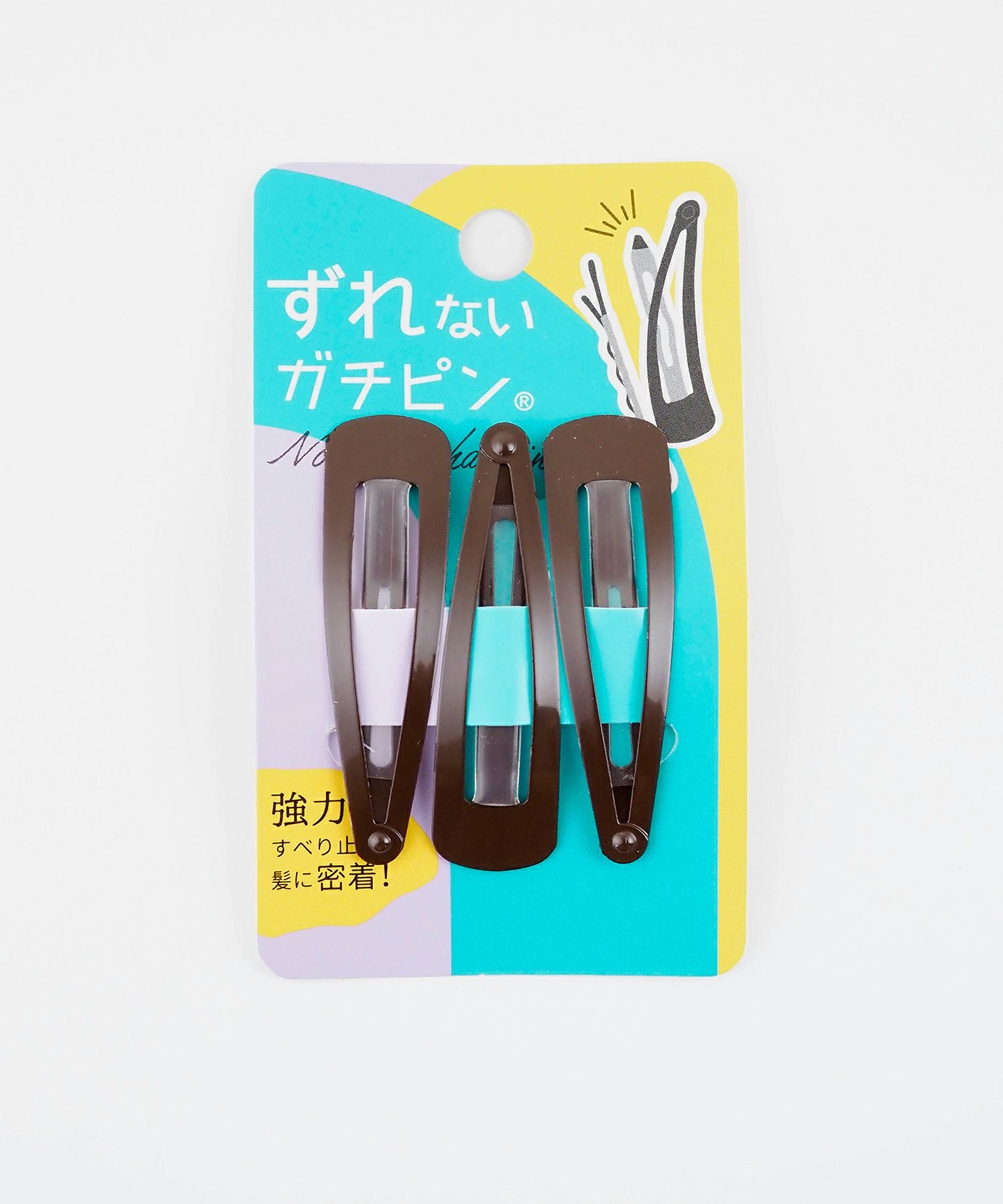 ぱっちん！滑り止め付きヘアピン「ガチピン」ミディアム | 【公式】MUK