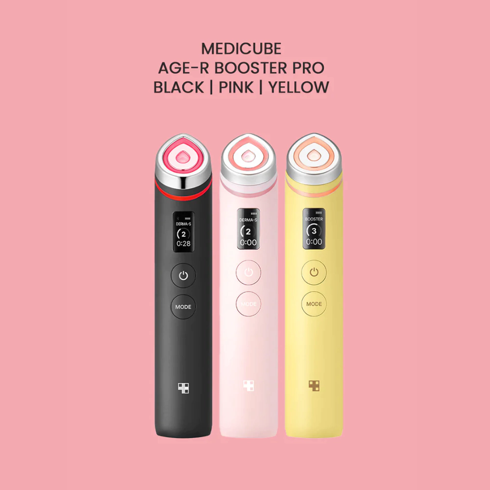 MEDICUBE Age-R Booster Pro Preto + Tampa protetora