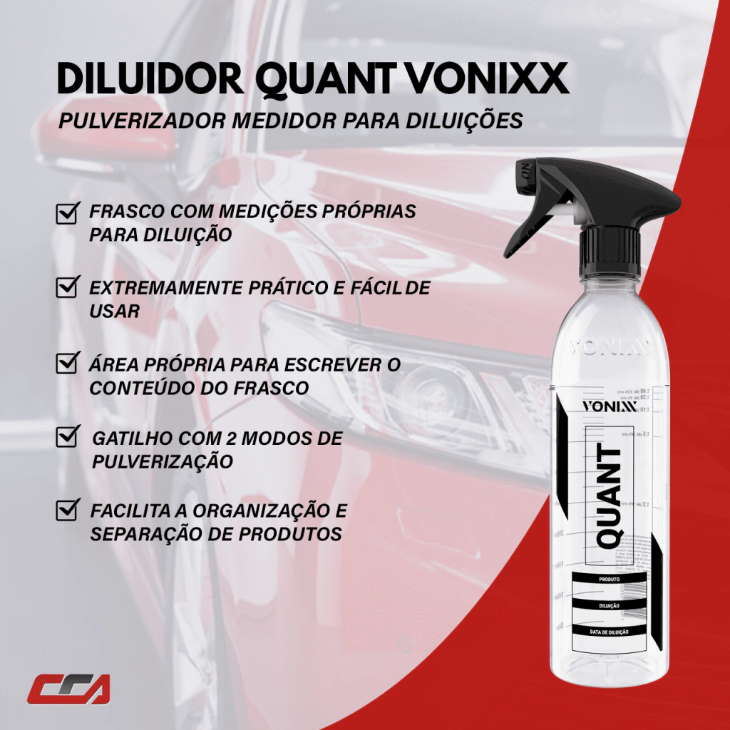 2x Quant Vonixx Pulverizador Borrifador Para Diluição Produtos