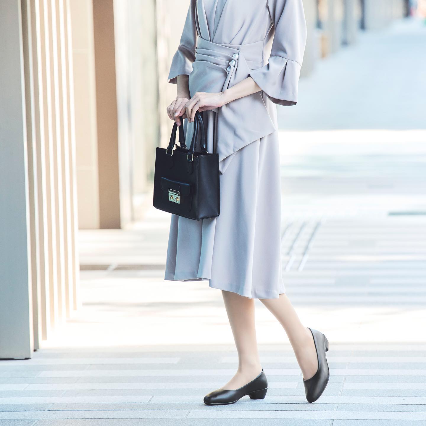 ALL DAY Walk 301 ブラック｜20km歩けるパンプス｜2E