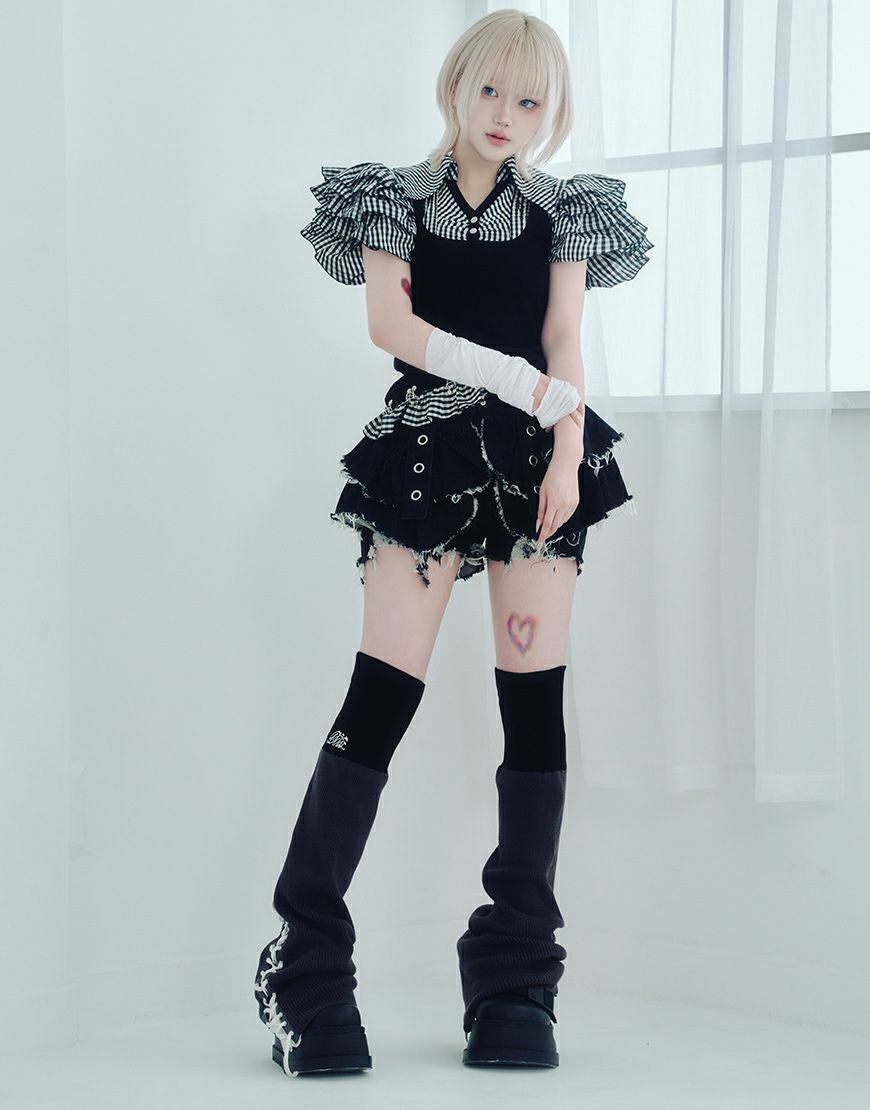 DustDevil【ダストデビル】ハトメレッグウォーマー/全1色