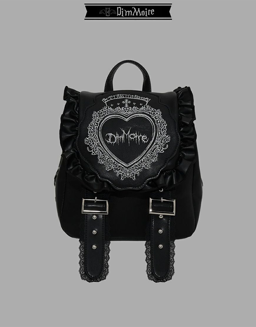 DimMoire【ディムモアール】HeartCoreフリルミニリュック/Black
