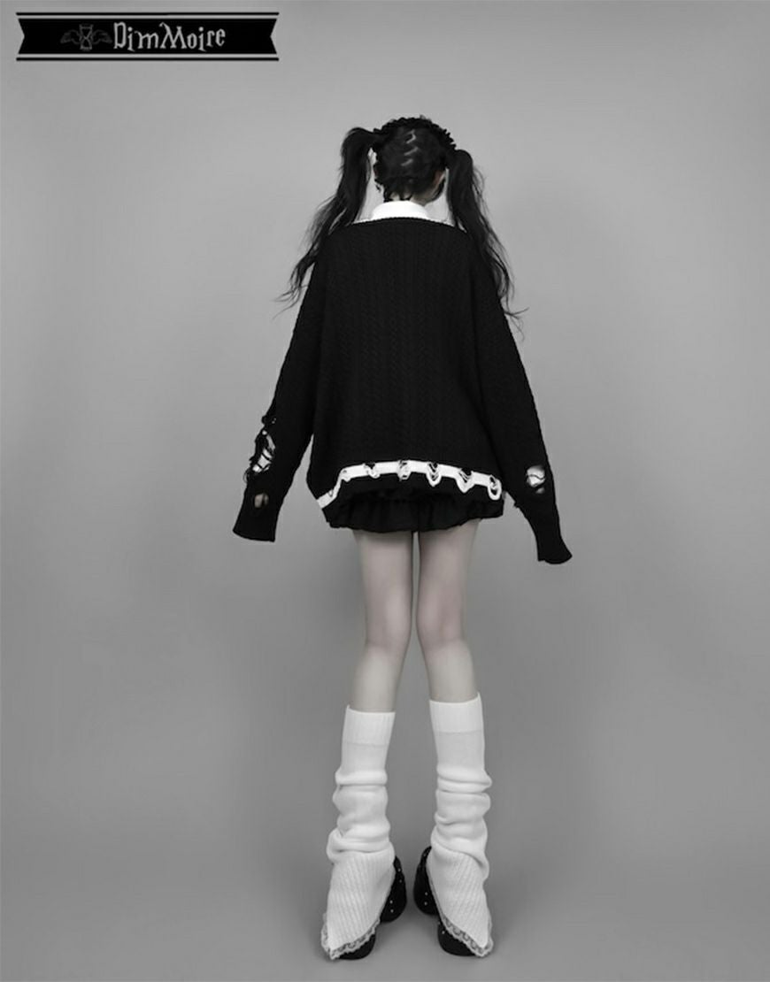 DimMoire【ディムモアール】Gothic学園カーディガン/Black