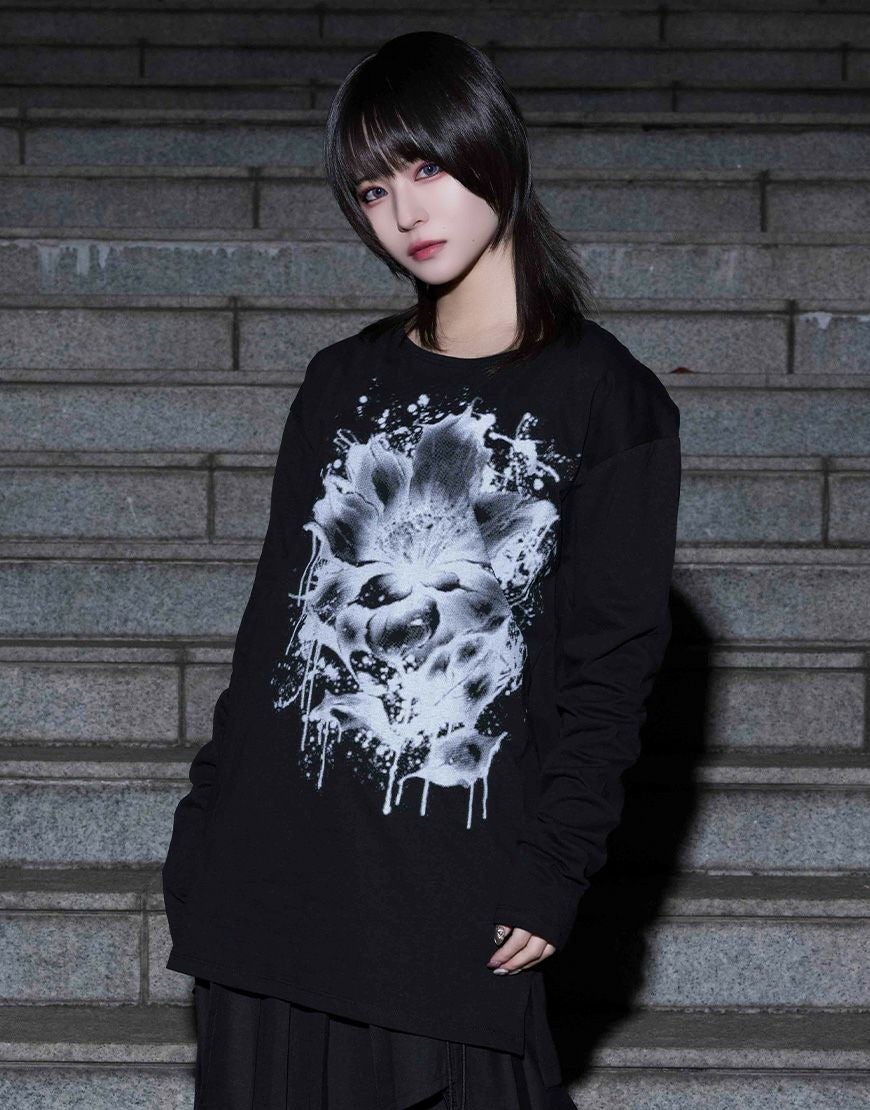 DimMoire【ディムモアール】おすましレース襟トップス/Black