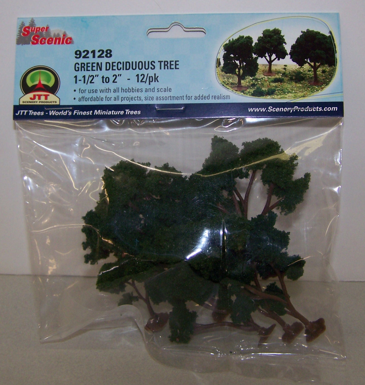 92128 Green Deciduous Tree 10-pc Set | Action Toys