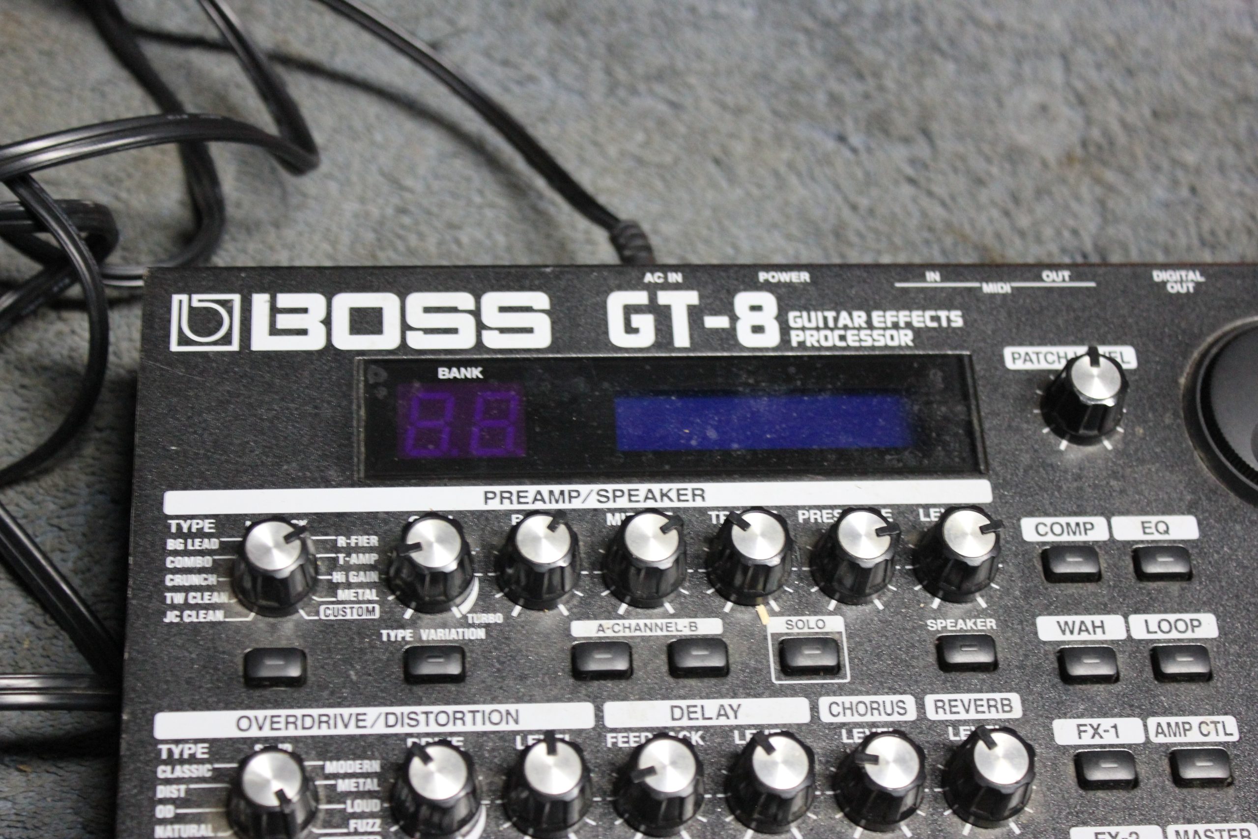Boss GT-8 Guitar Processor – Action Sound Music